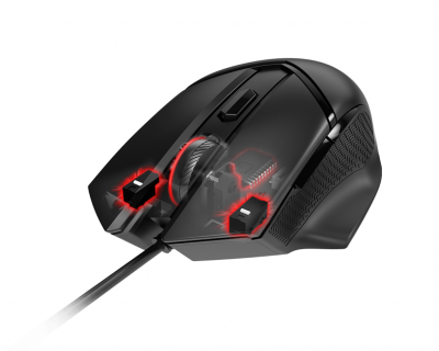 Мышь MSI Clutch GM20 ELITE черный оптическая (6400dpi) USB2.0 (6but)
